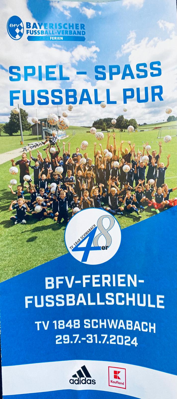 Flyer für die BFV-Ferien-Fussballschule